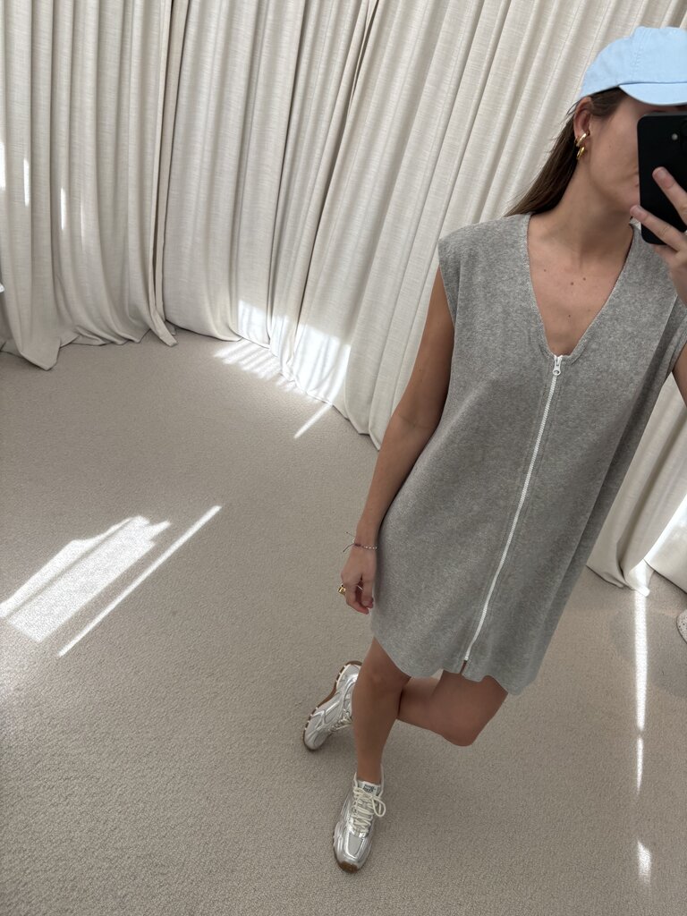 Raff Collective May Dress - Grey Melange