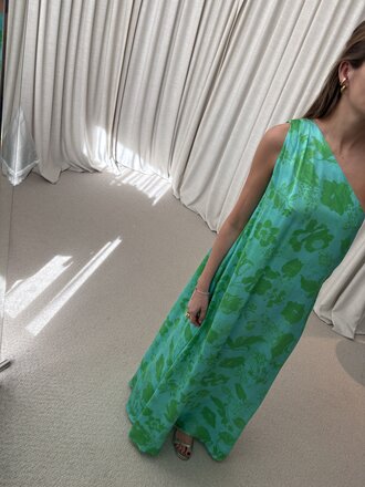 Rae Athena Dress - Green Print