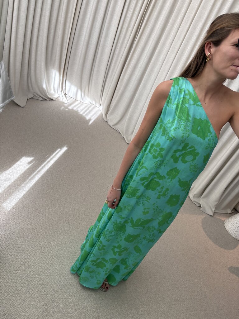 Rae Athena Dress - Green Print
