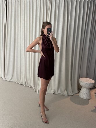 Rae Blair Dress - Burgundy