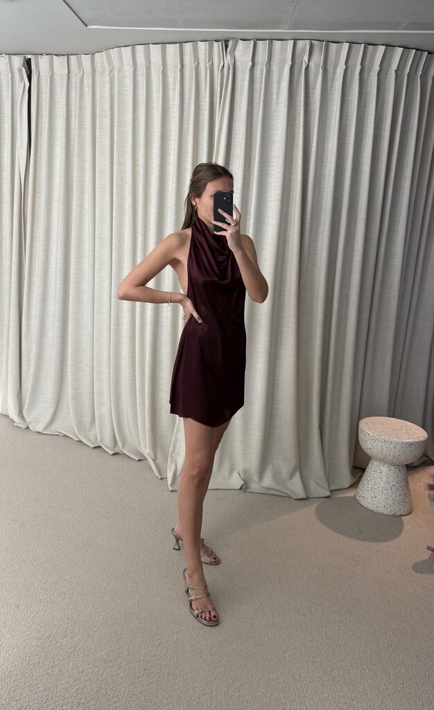 Rae Blair Dress - Burgundy