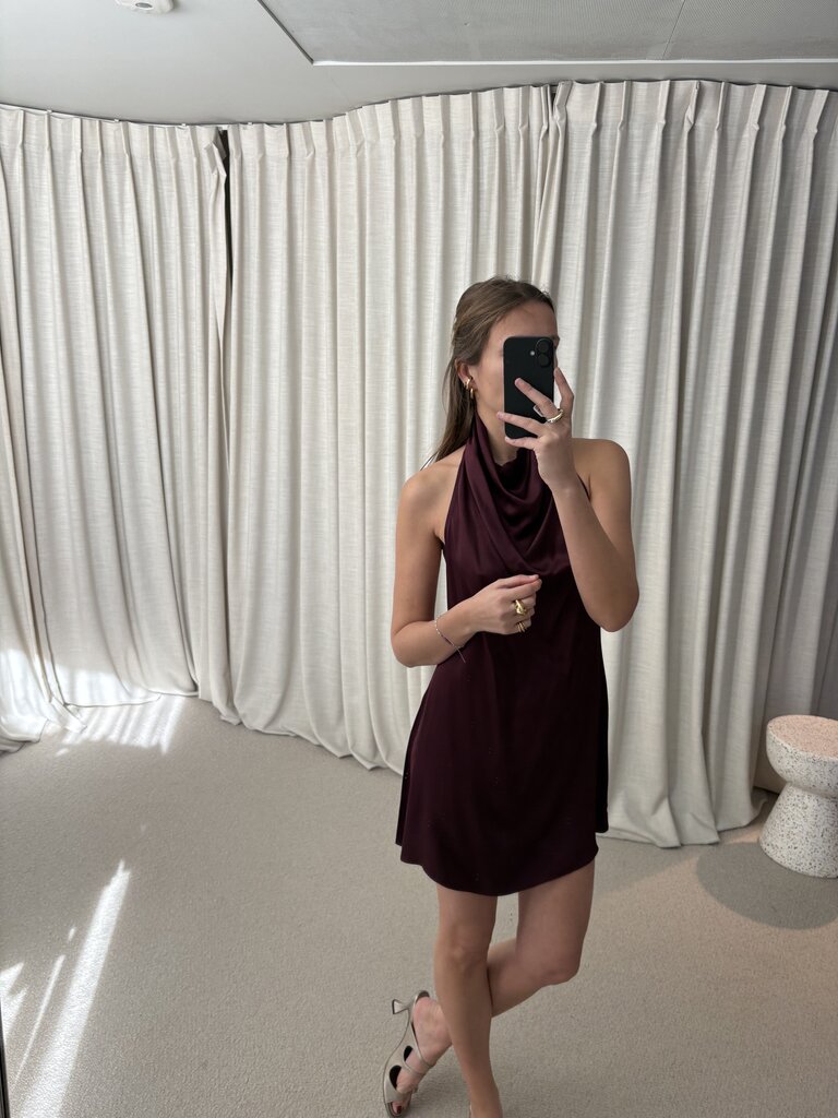 Rae Blair Dress - Burgundy