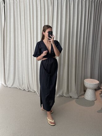 Rae Penelope Dress - Indigo