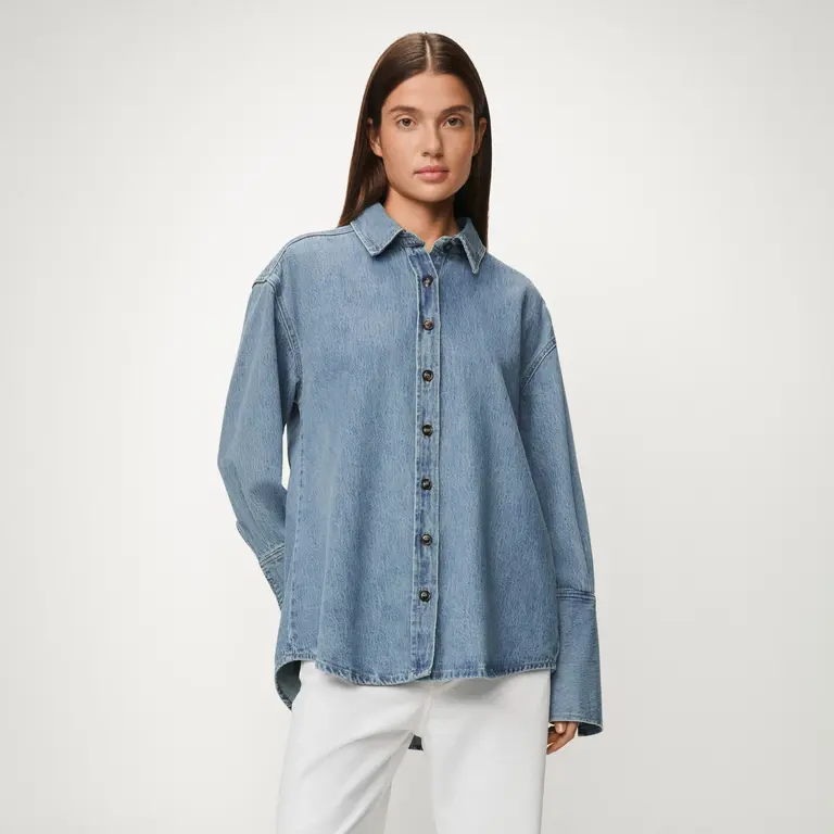 Lois Lily Overshirt - Piedra Wash