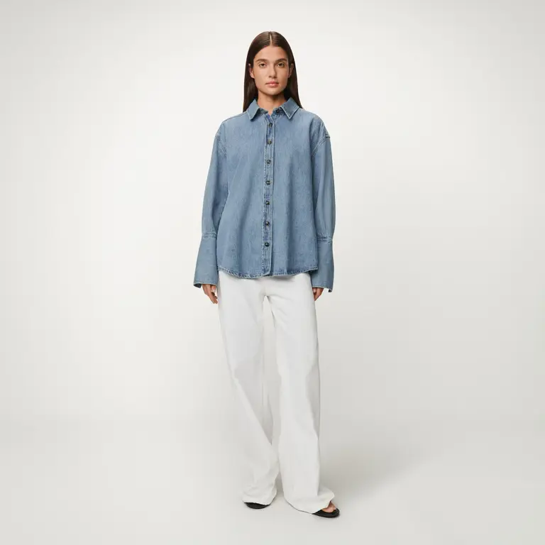 Lois Lily Overshirt - Piedra Wash