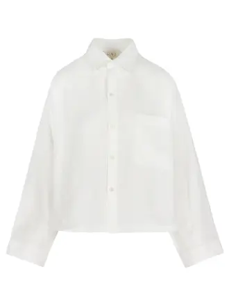 Rae Nikki Linen Shirt - Off White