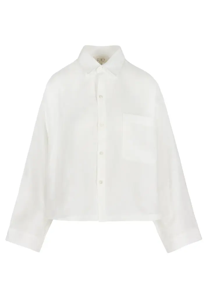 Rae Nikki Linen Shirt - Off White