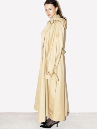 CO.DB Classy Cocoon Trench - Camel