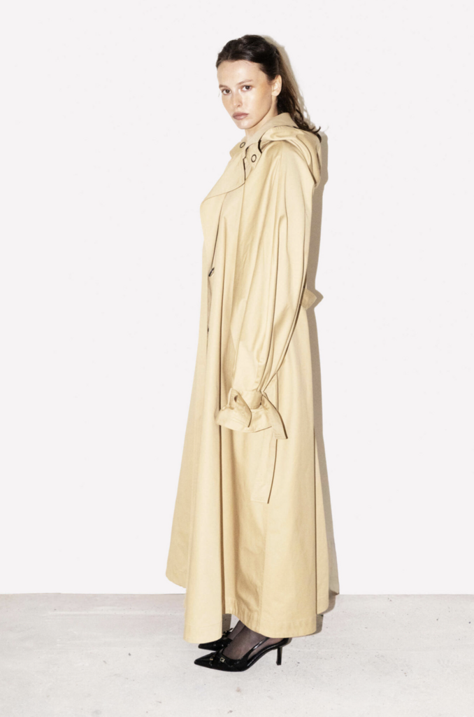CO.DB Classy Cocoon Trench - Camel