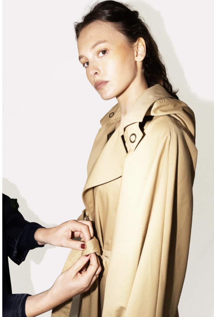 CO.DB Classy Cocoon Trench - Camel