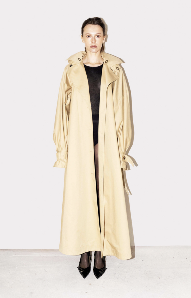 CO.DB Classy Cocoon Trench - Camel