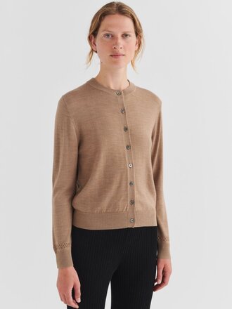 FUB Wool Cardigan - Camel Melange