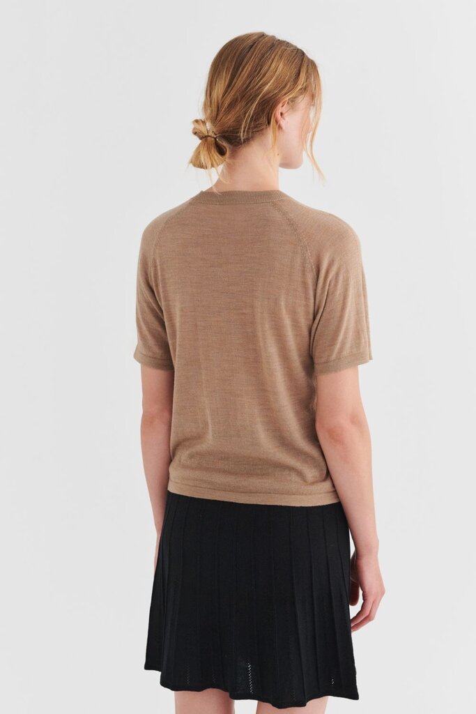 FUB Wool Tee - Camel Melange