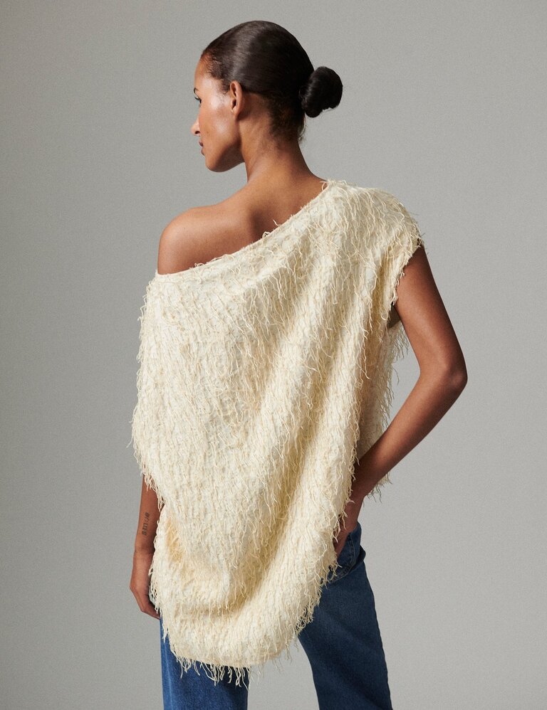 DAY Mata Top - Dobby Fringe