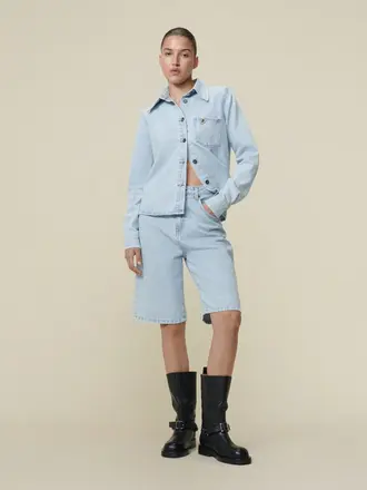 Lois Camille Shorts - Snow Bleached