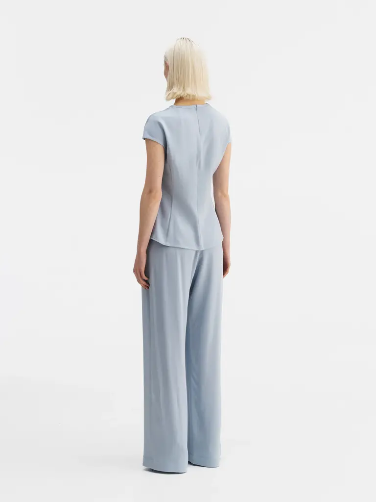 Ahlvar Gallery Mila Trousers - Denim Blue