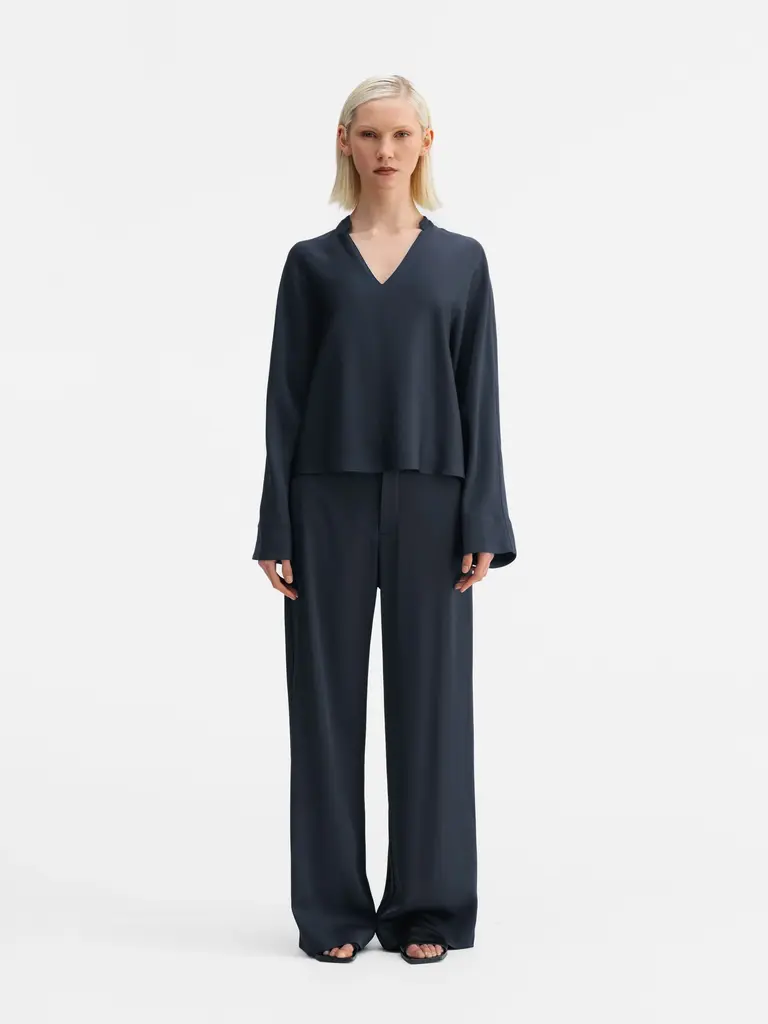 Ahlvar Gallery Mila Trousers - Blue Grey