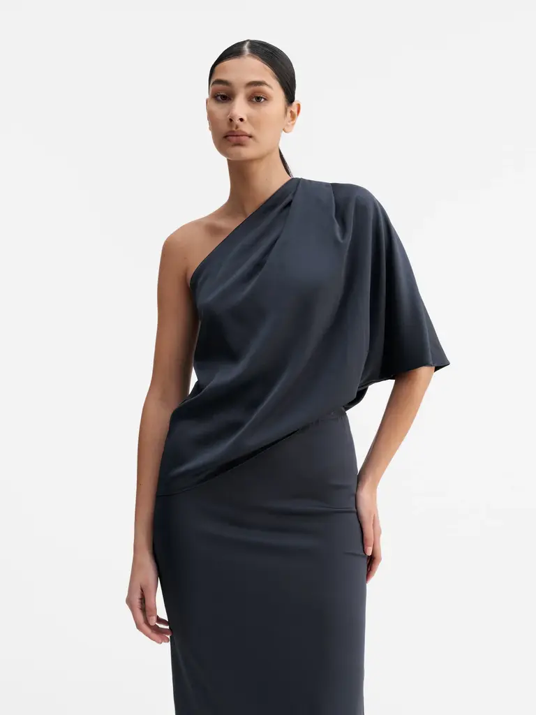 Ahlvar Gallery Ella Blouse - Blue Grey