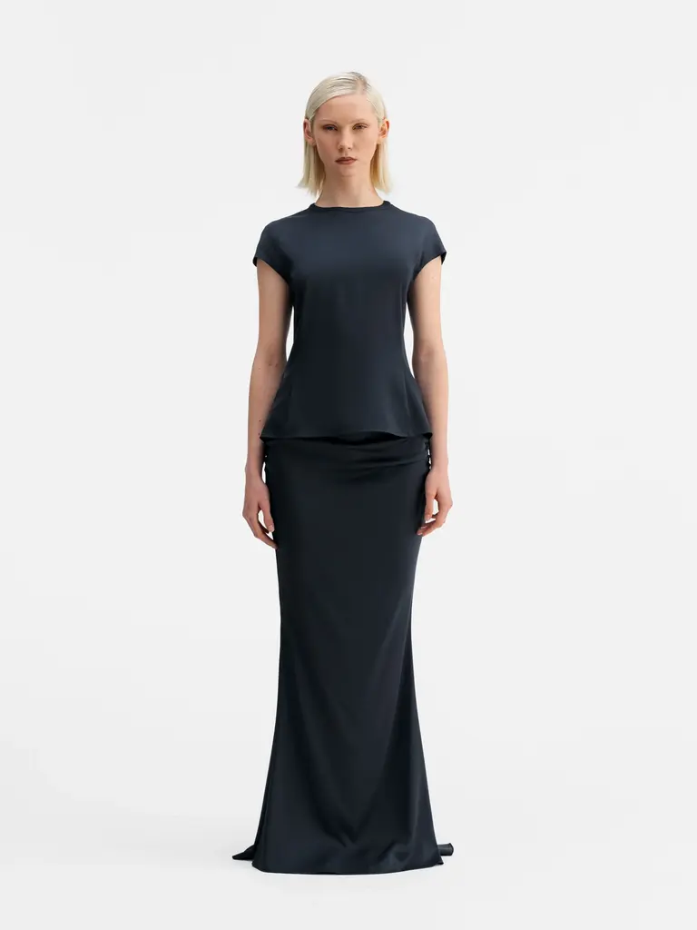 Ahlvar Gallery Dara Top - Blue Grey