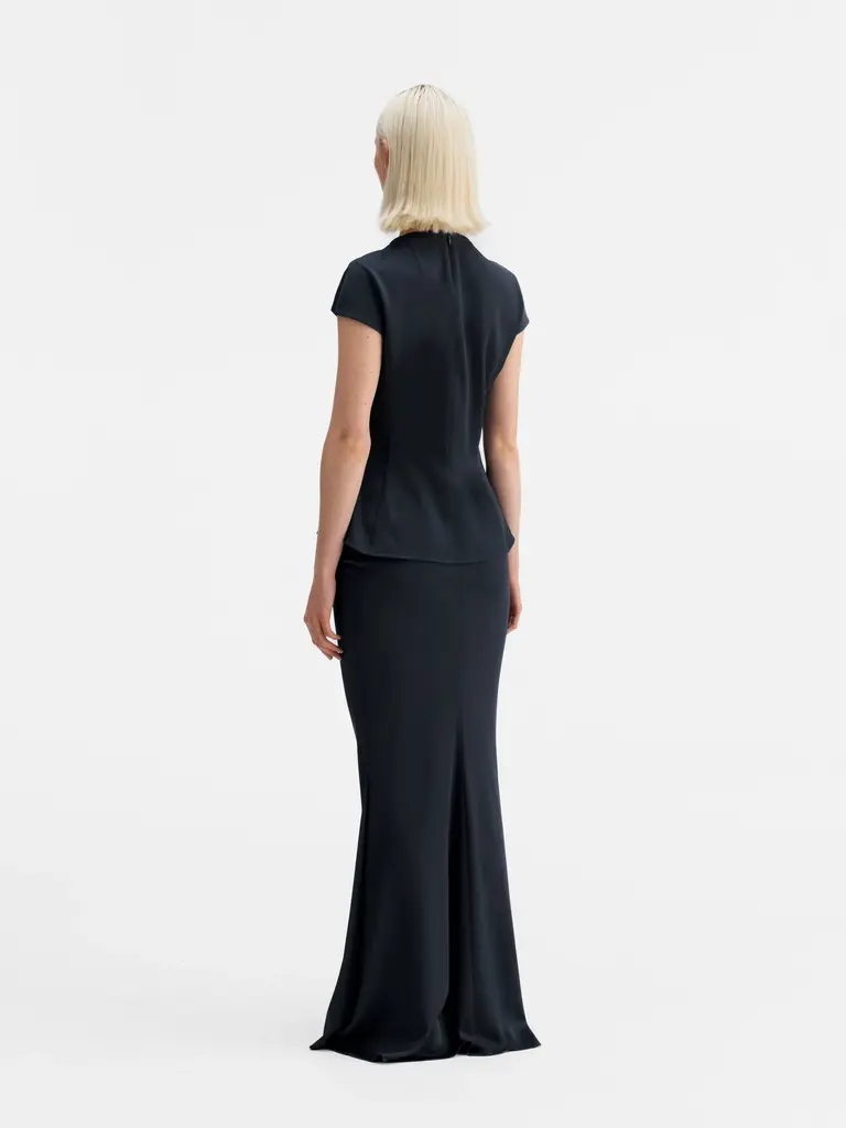 Ahlvar Gallery Dara Top - Blue Grey