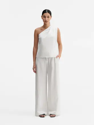 Ahlvar Gallery Mila Linen Trousers - White