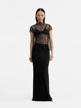 Ahlvar Gallery Eden Lace Top - Black