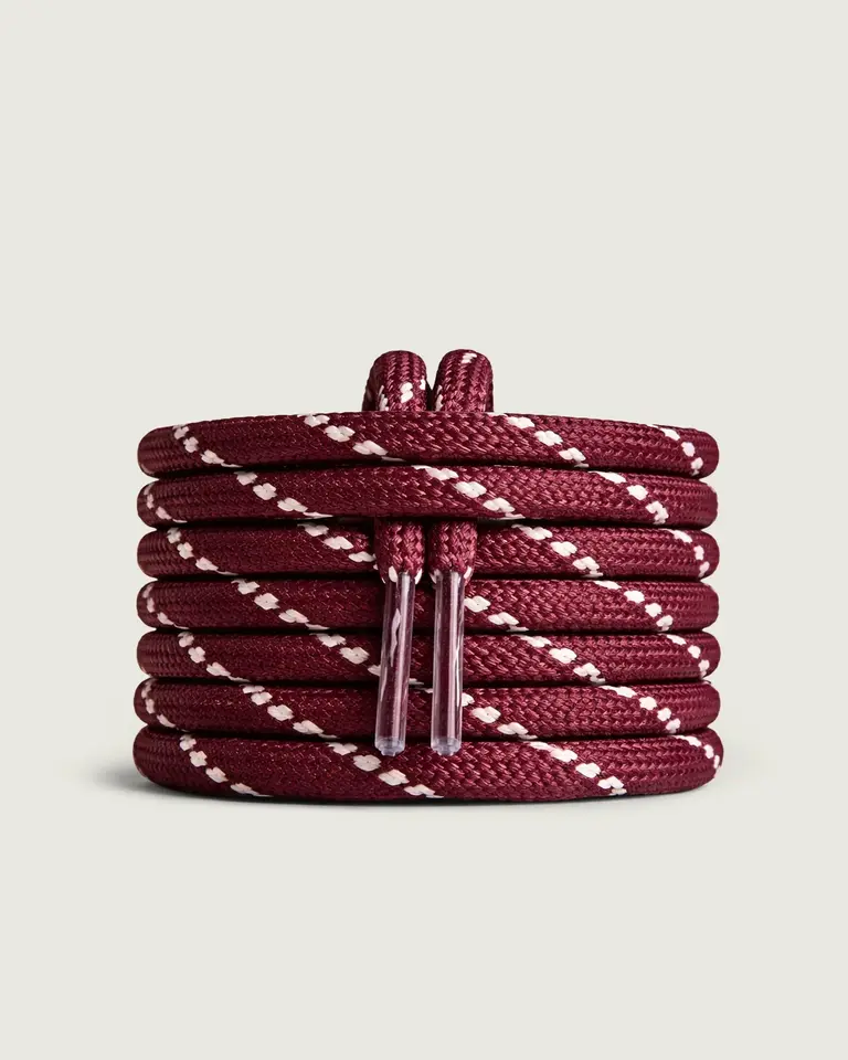 Posa Posa Laces - Burgundy/Baby blue