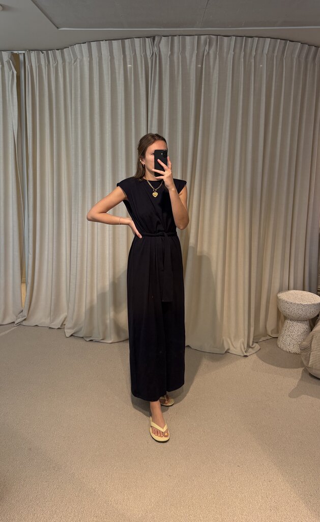 RE/BORN Madeline Dress - Dark Blue