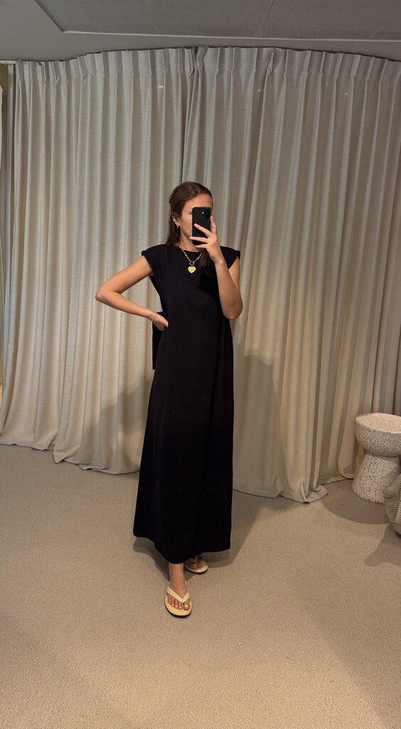 RE/BORN Madeline Dress - Dark Blue