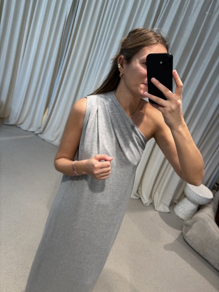 RE/BORN Due Dress - Gray Melange