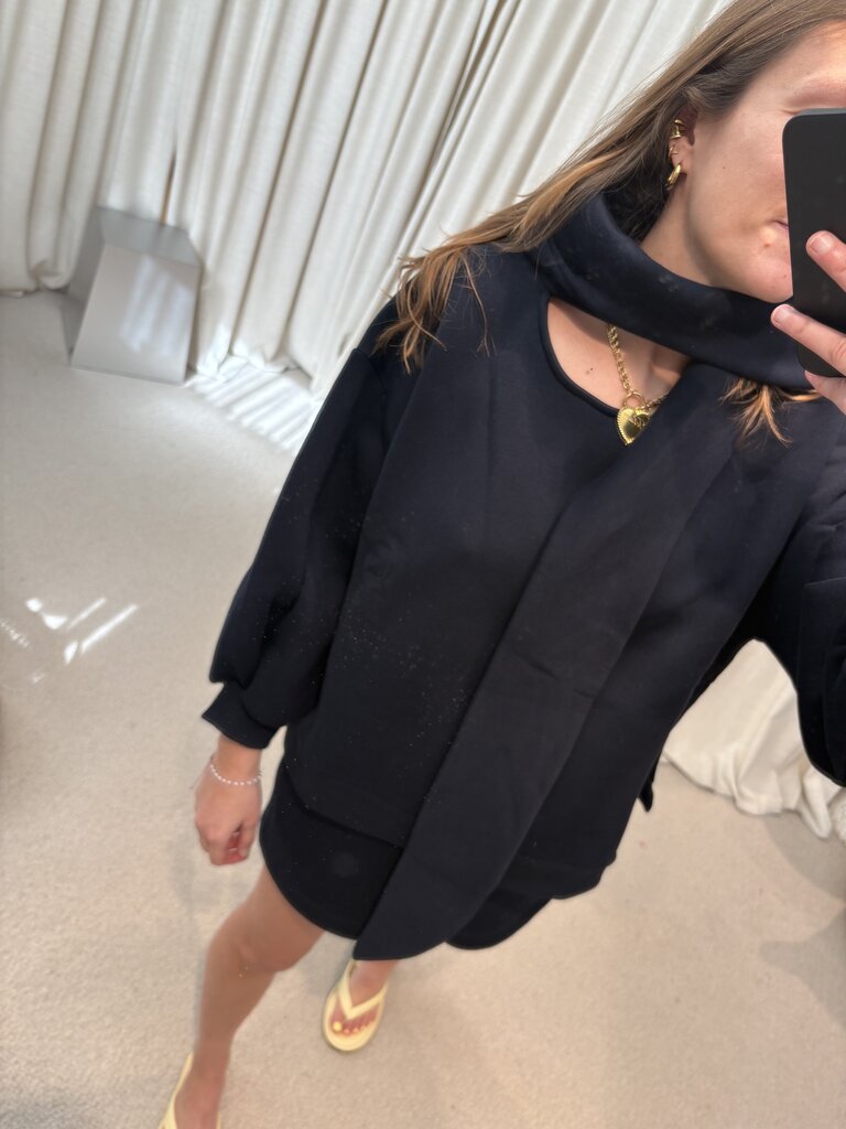 RE/BORN Agnes Sweater - Dark Blue