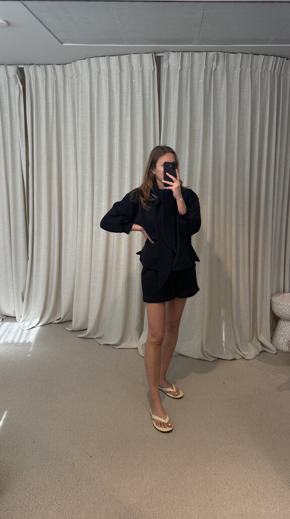 RE/BORN Agnes Sweater - Dark Blue