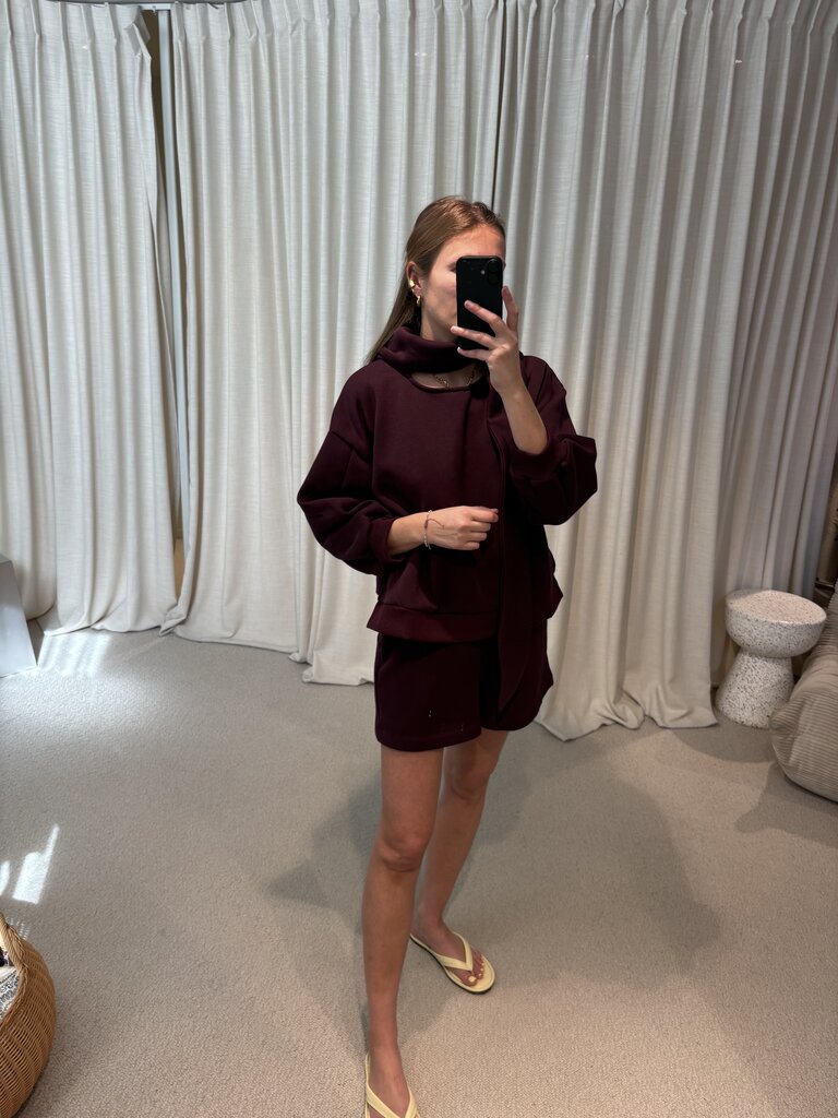 RE/BORN Agnes Sweater - Vino