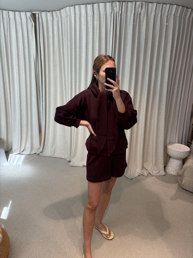 RE/BORN Agnes Sweater - Vino