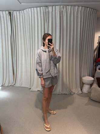 RE/BORN Agnes Sweater - Gray Melange