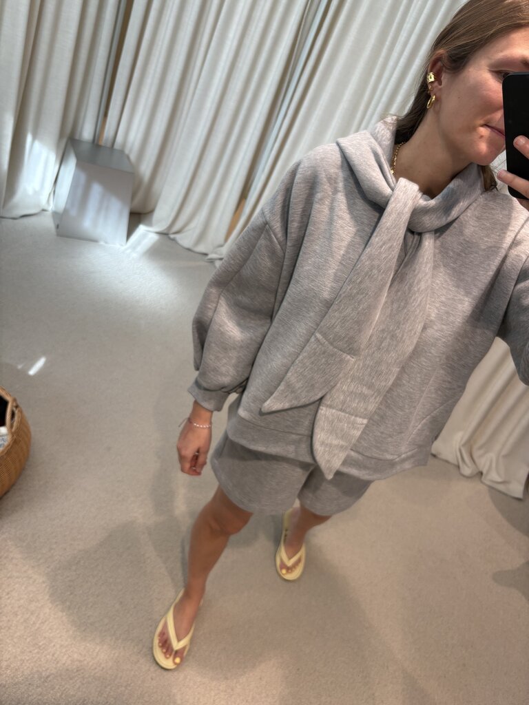 RE/BORN Agnes Sweater - Gray Melange
