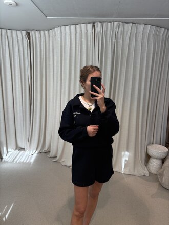 RE/BORN Blair Shorts - Dark Blue