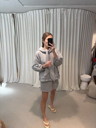 RE/BORN Blair Shorts - Gray Melange