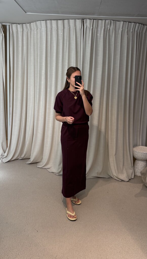 RE/BORN Gia Skirt - Dark Blue