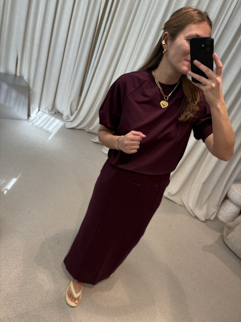 RE/BORN Gia Skirt - Dark Blue