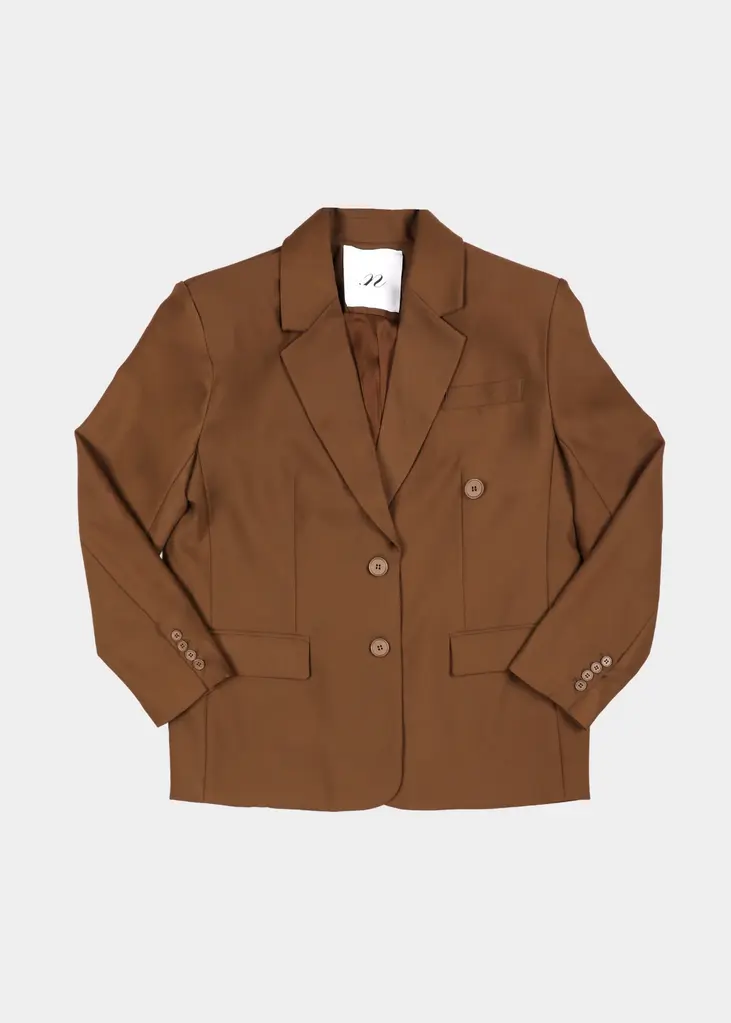 NOTED Carli blazer - Cacao