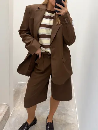 NOTED Carli blazer - Cacao