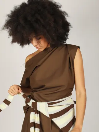 NOTED Bo top - Cacao