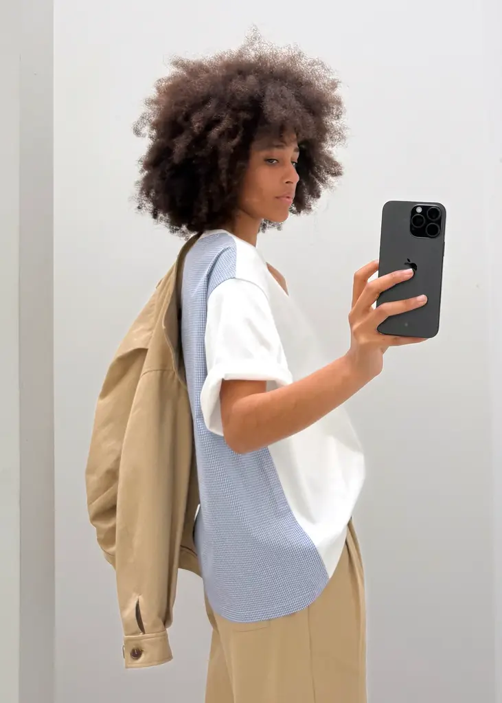 NOTED Coli tshirt - Check