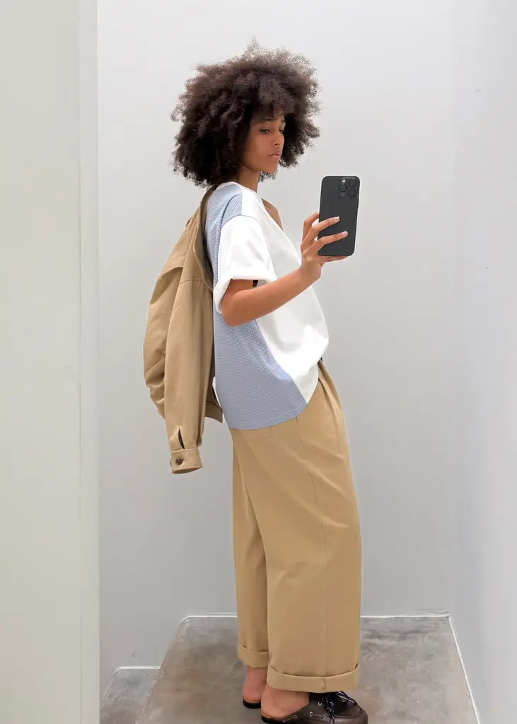 NOTED Coli tshirt - Check