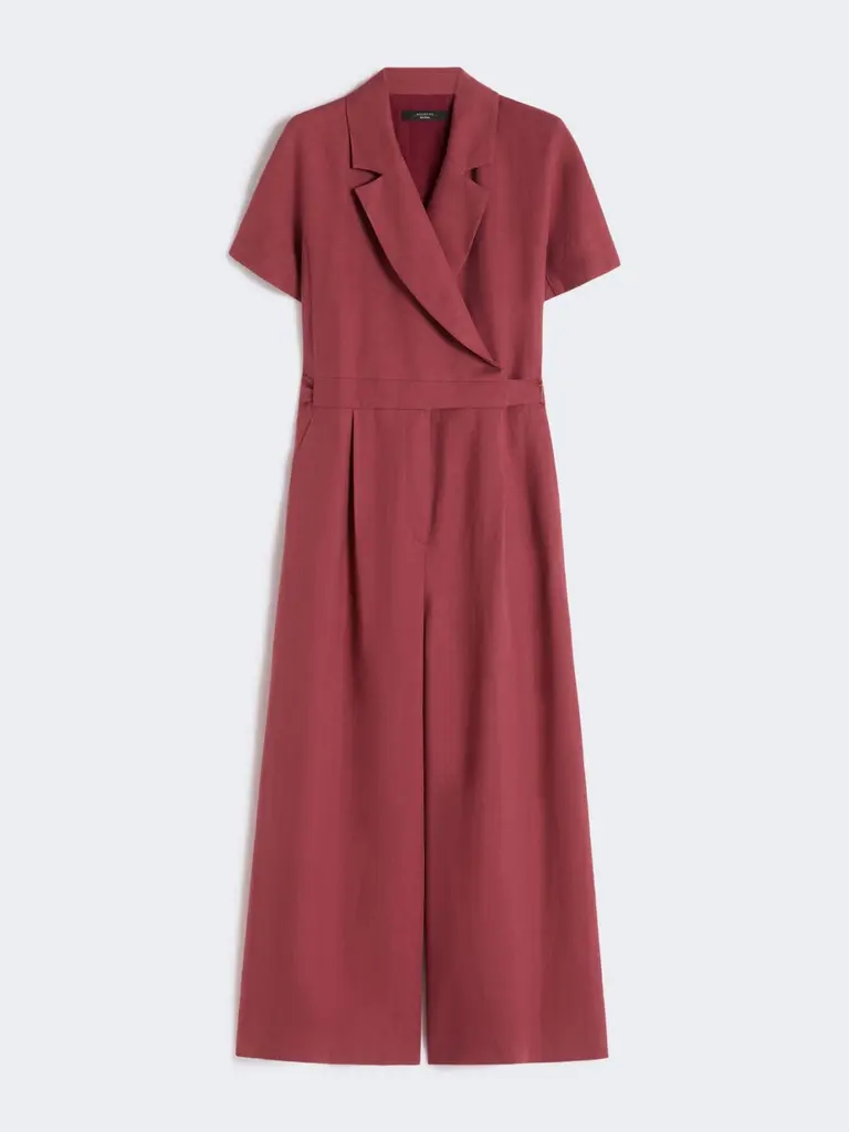 MaxMara Weekend Doblato Jumpsuit - Cerise