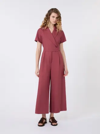 MaxMara Weekend Doblato Jumpsuit - Cerise