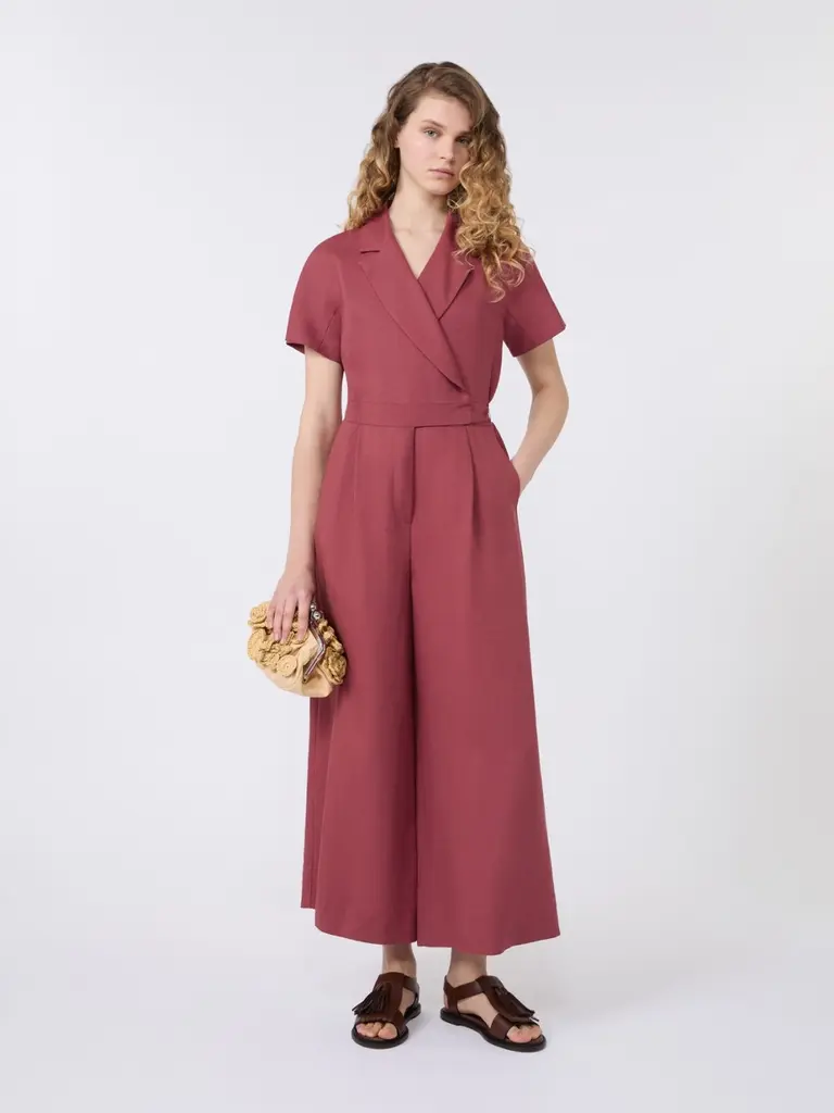 MaxMara Weekend Doblato Jumpsuit - Cerise