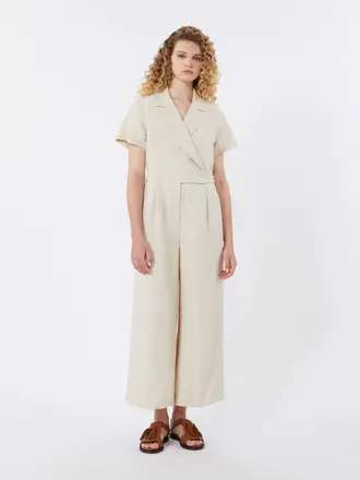 MaxMara Weekend Doblato Jumpsuit - Beige