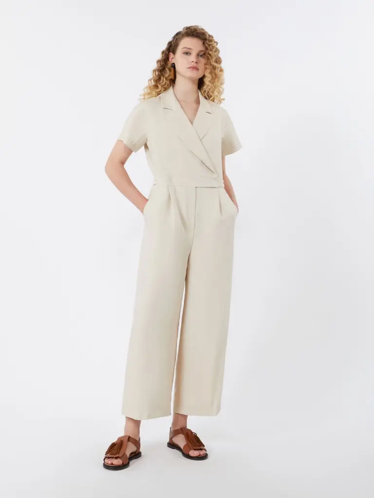 MaxMara Weekend Doblato Jumpsuit - Beige
